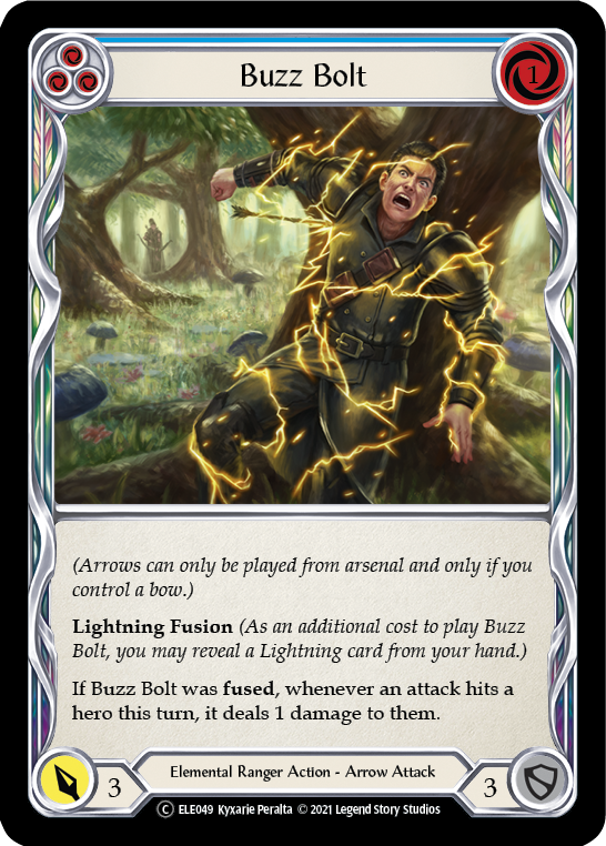 Buzz Bolt (Blue) [U-ELE049] Unlimited Rainbow Foil | Devastation Store