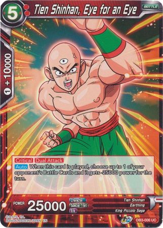 Tien Shinhan, Eye for an Eye [DB3-006] | Devastation Store