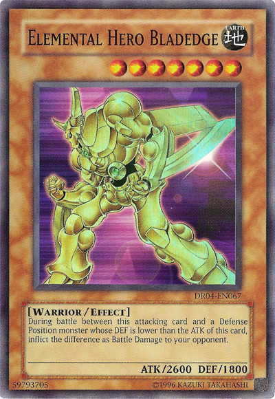 Elemental Hero Bladedge [DR04-EN067] Super Rare | Devastation Store