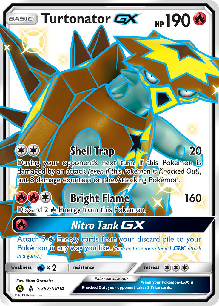 Turtonator GX (SV52/SV94) [Sun & Moon: Hidden Fates - Shiny Vault] | Devastation Store