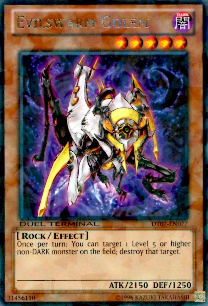 Evilswarm Golem [DT07-EN077] Rare | Devastation Store