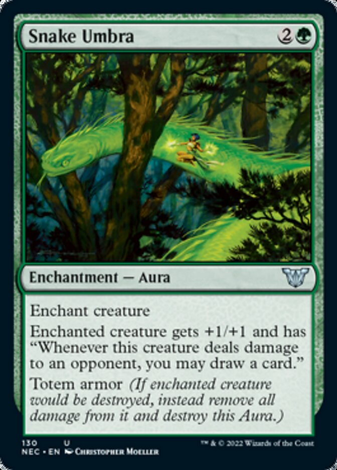 Snake Umbra [Kamigawa: Neon Dynasty Commander] | Devastation Store