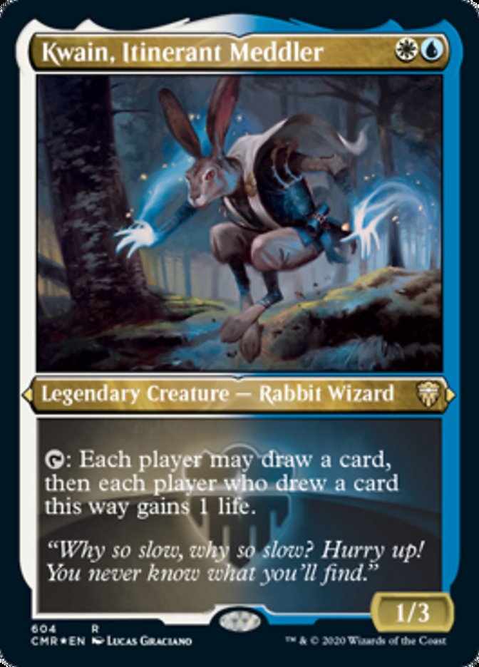 Kwain, Itinerant Meddler (Etched) [Commander Legends] | Devastation Store