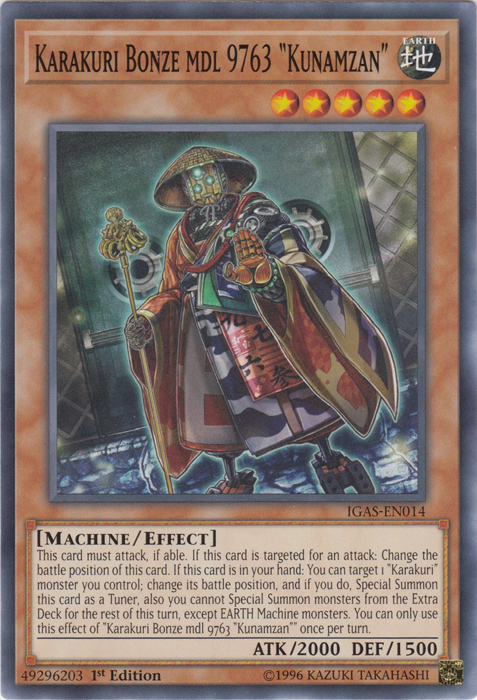 Karakuri Bonze mdl 9763 "Kunamzan" [IGAS-EN014] Common | Devastation Store