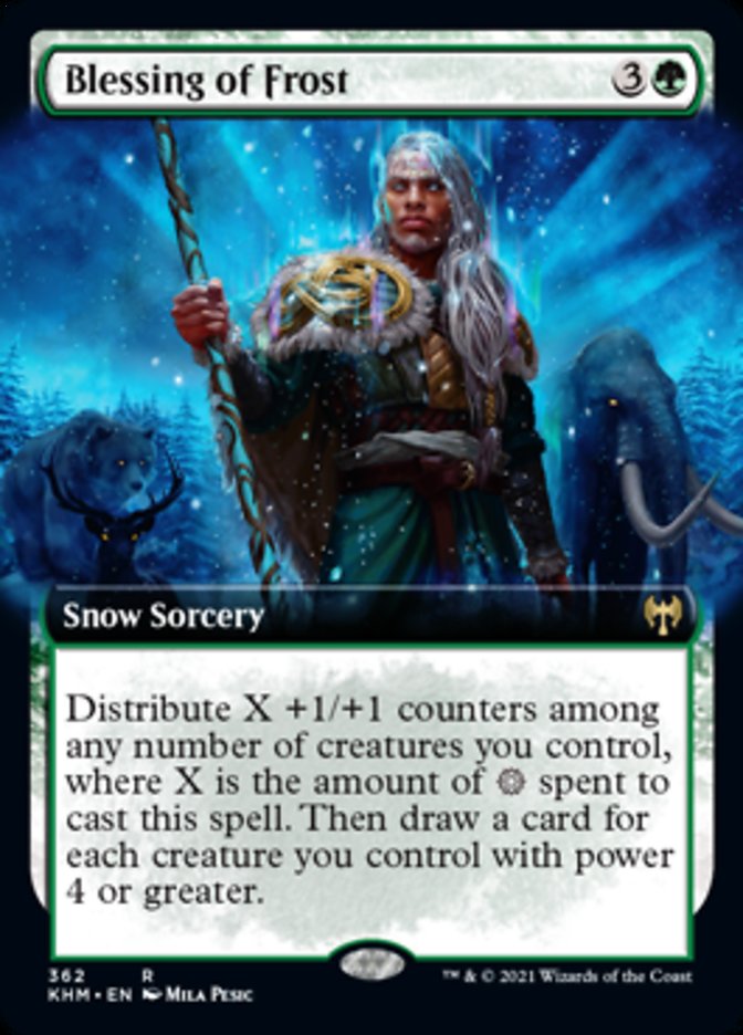 Blessing of Frost (Extended Art) [Kaldheim] | Devastation Store