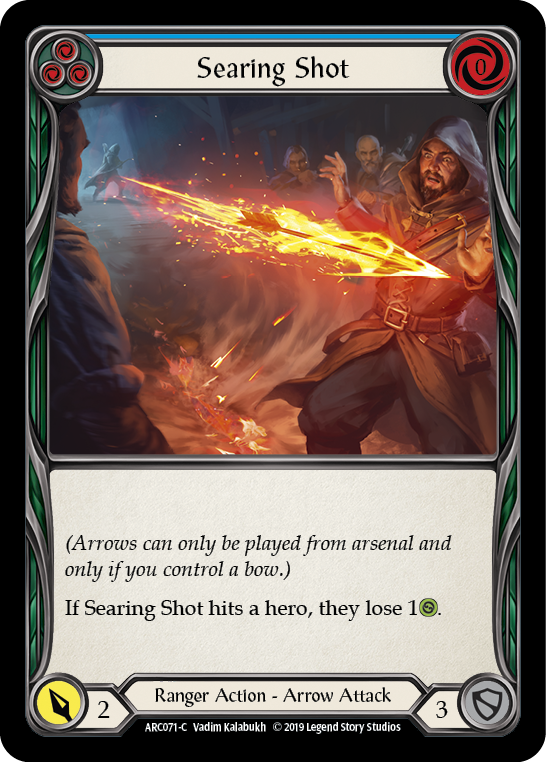 Searing Shot (Blue) [ARC071-C] 1st Edition Normal - Devastation Store | Devastation Store