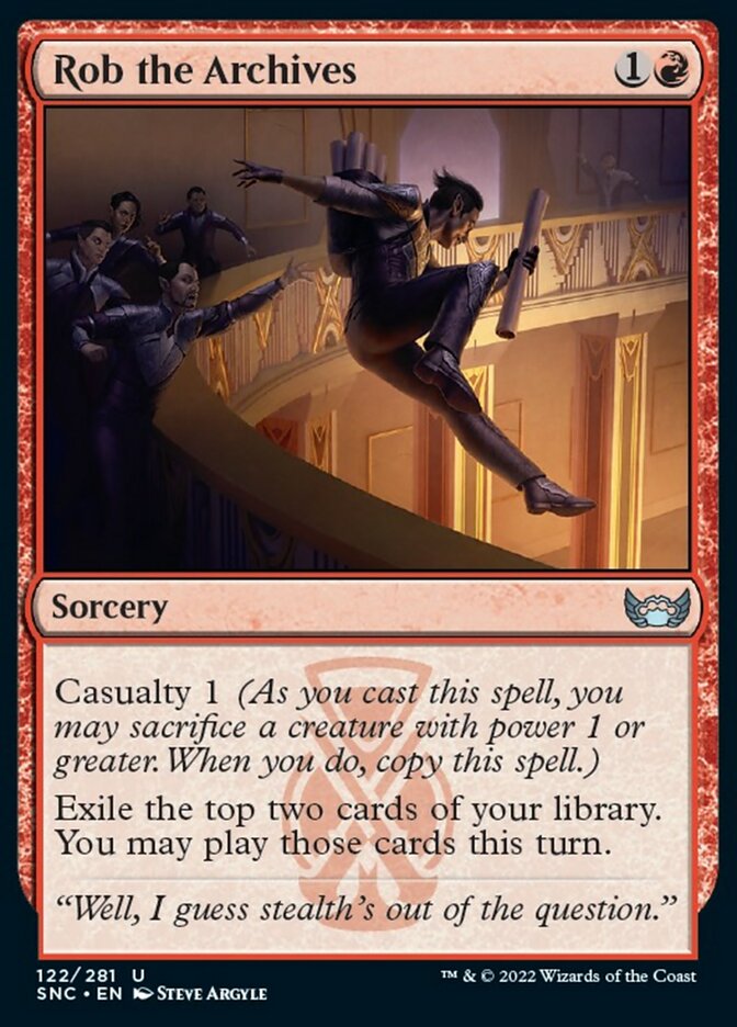 Rob the Archives [Streets of New Capenna] | Devastation Store