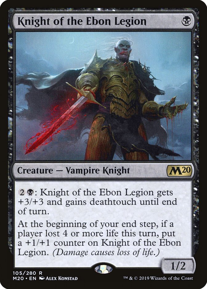 Knight of the Ebon Legion [Core Set 2020] | Devastation Store