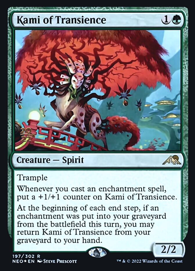 Kami of Transience [Kamigawa: Neon Dynasty Prerelease Promos] | Devastation Store