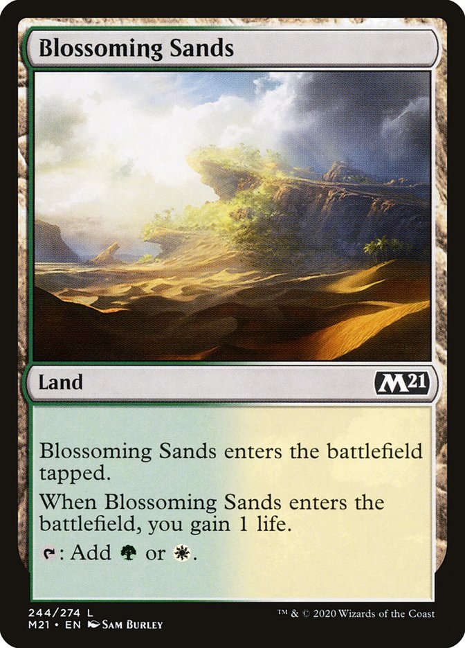 Blossoming Sands [Core Set 2021] | Devastation Store