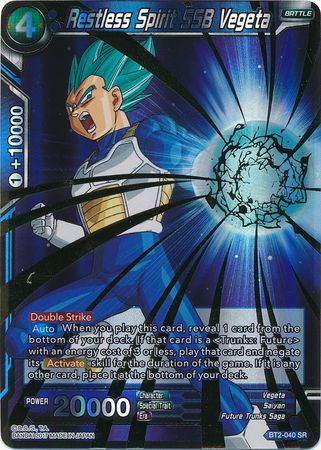 Restless Spirit SSB Vegeta [BT2-040] | Devastation Store