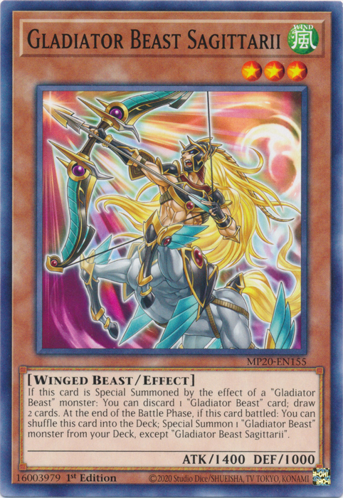 Gladiator Beast Sagittarii [MP20-EN155] Common | Devastation Store