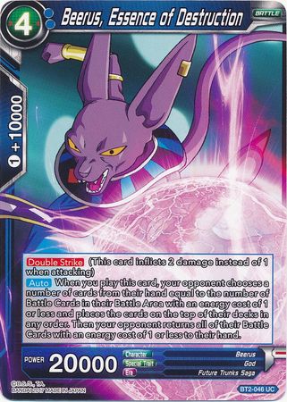 Beerus, Essence of Destruction [BT2-046] | Devastation Store