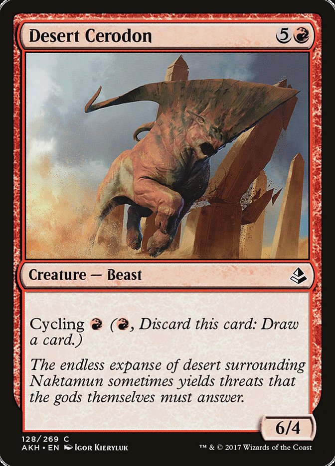 Desert Cerodon [Amonkhet] - Devastation Store | Devastation Store