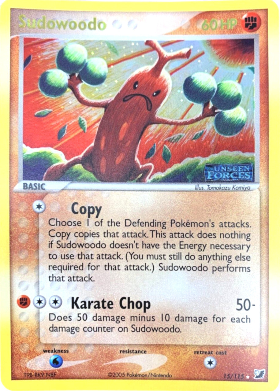 Sudowoodo (15/115) (Stamped) [EX: Unseen Forces] | Devastation Store