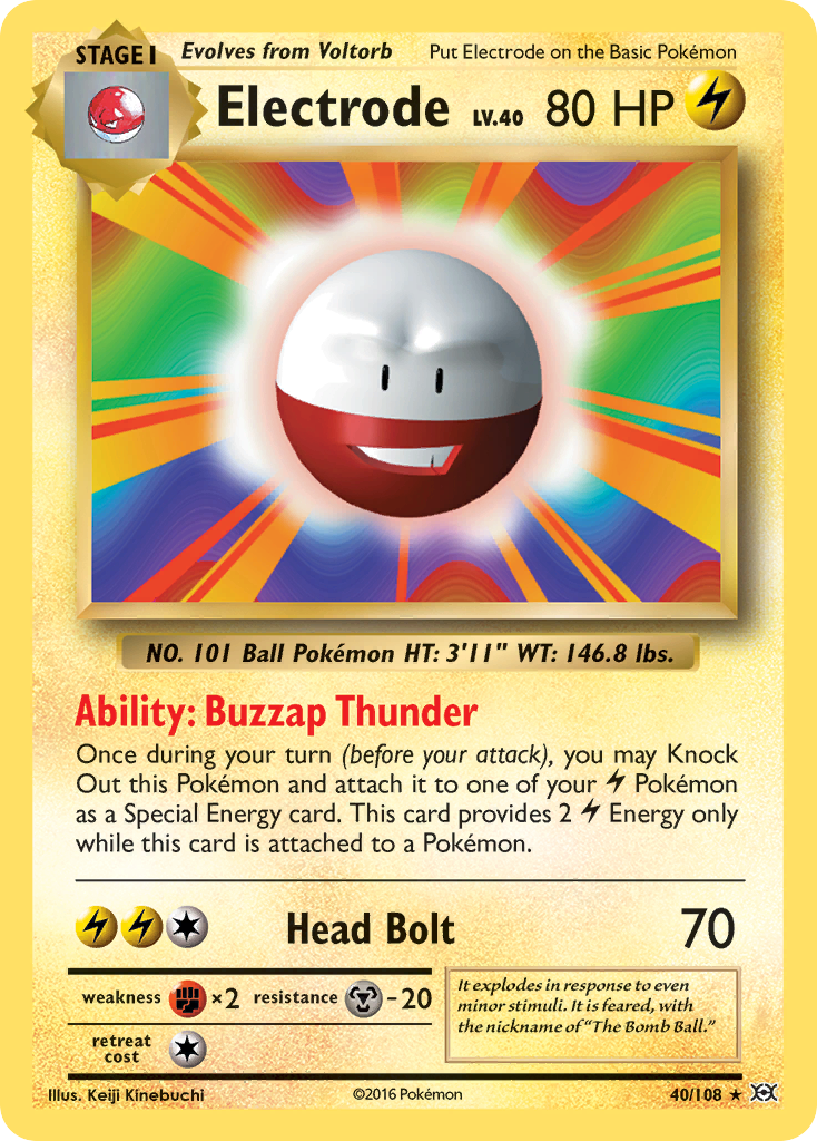 Electrode (40/108) [XY: Evolutions] | Devastation Store