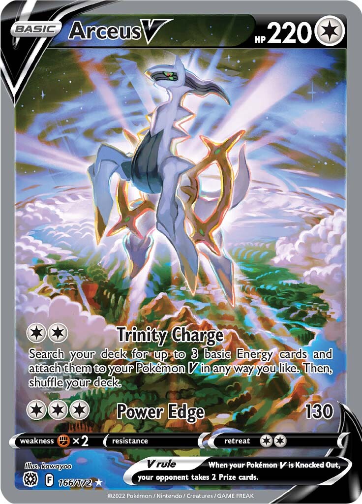 Arceus V (166/172) [Sword & Shield: Brilliant Stars] | Devastation Store