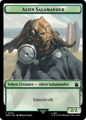 Alien // Alien Salamander Double-Sided Token [Doctor Who Tokens] | Devastation Store