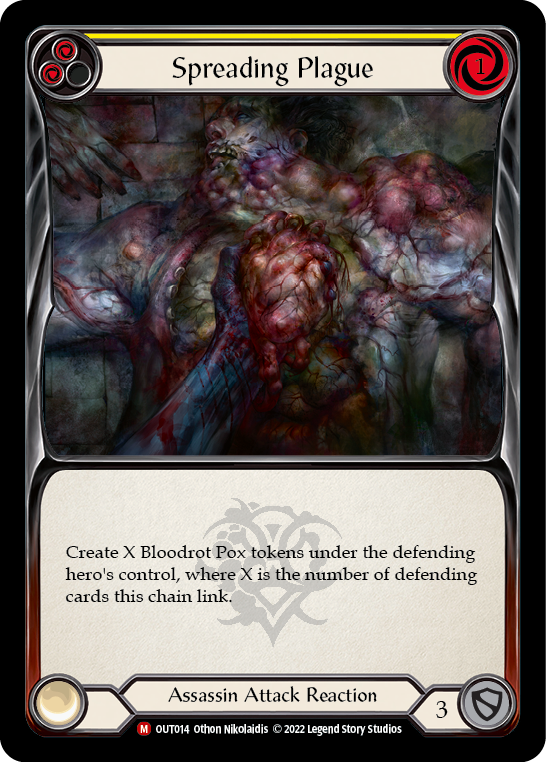 Spreading Plague [OUT014] (Outsiders)  Rainbow Foil | Devastation Store