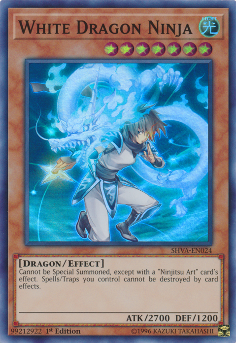 White Dragon Ninja [SHVA-EN024] Super Rare | Devastation Store