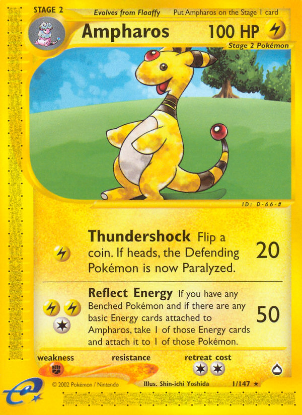 Ampharos (1/147) [Aquapolis] | Devastation Store