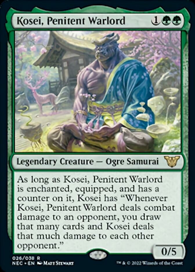 Kosei, Penitent Warlord [Kamigawa: Neon Dynasty Commander] | Devastation Store