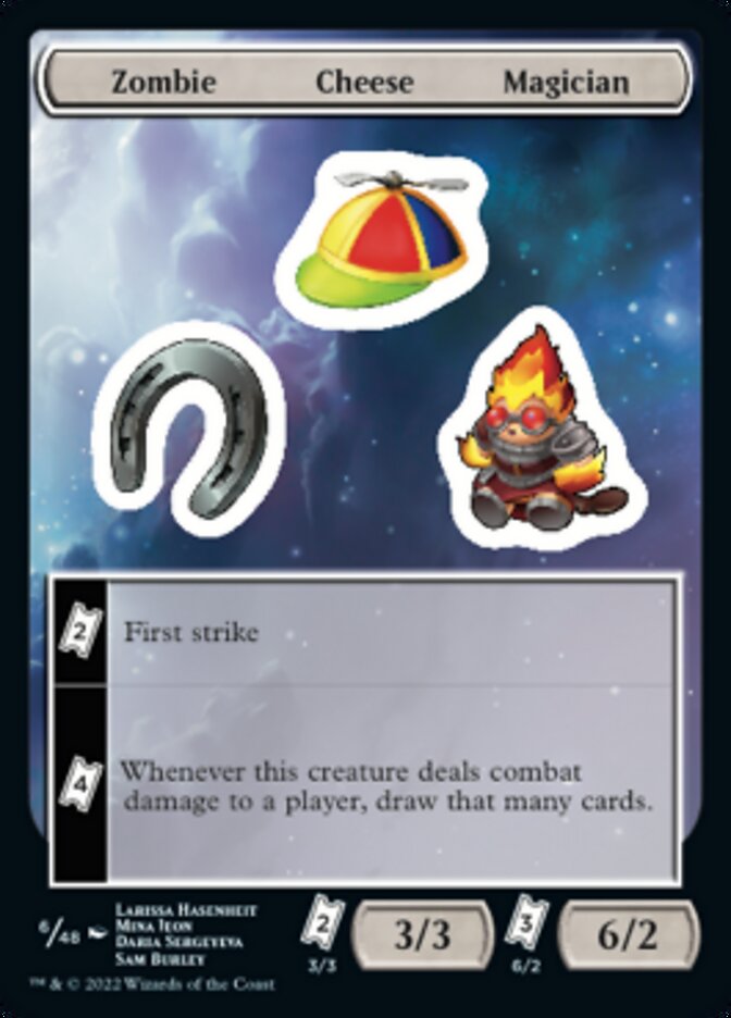 Zombie Cheese Magician [Unfinity Stickers] | Devastation Store