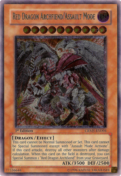 Red Dragon Archfiend/Assault Mode [CRMS-EN004] Ultimate Rare | Devastation Store