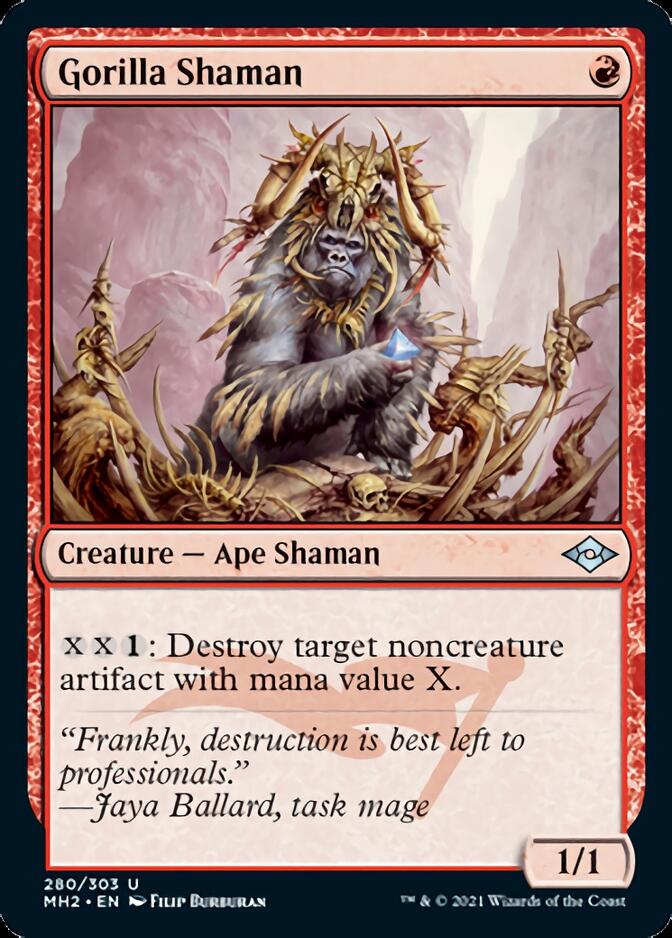 Gorilla Shaman (Foil Etched) [Modern Horizons 2] | Devastation Store