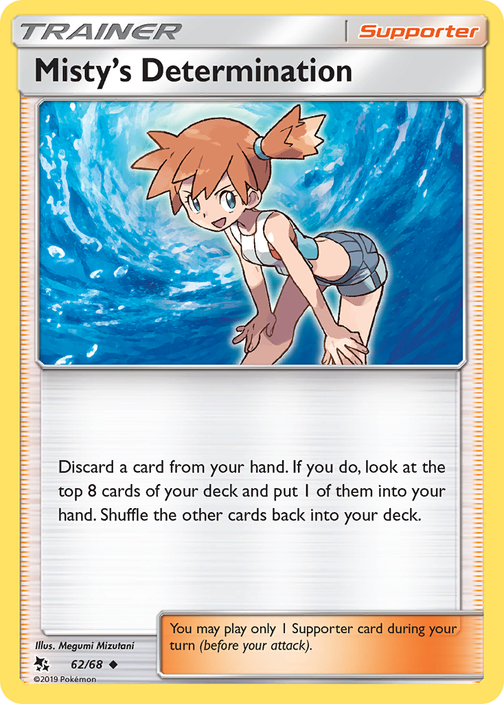 Misty's Determination (62/68) [Sun & Moon: Hidden Fates] | Devastation Store