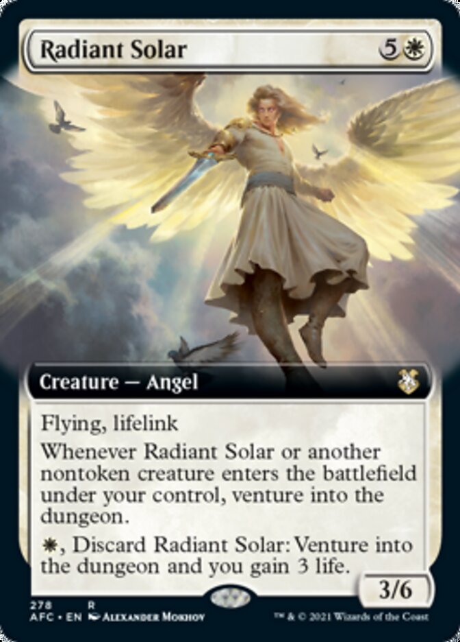 Radiant Solar (Extended) [Dungeons & Dragons: Adventures in the Forgotten Realms Commander] | Devastation Store