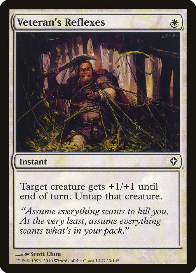 Veteran's Reflexes [Worldwake] - Devastation Store | Devastation Store