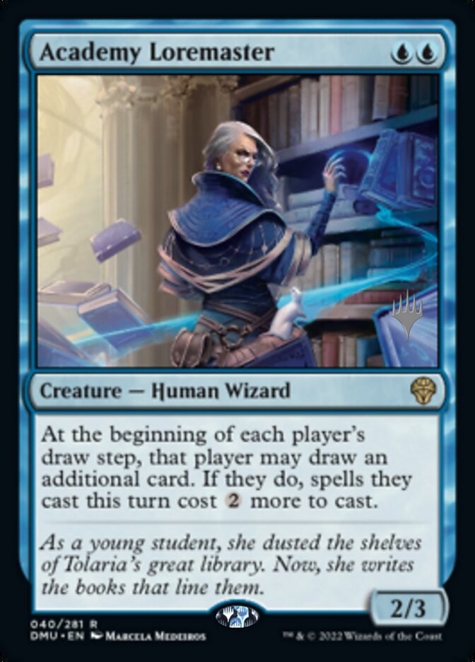 Academy Loremaster (Promo Pack) [Dominaria United Promos] | Devastation Store