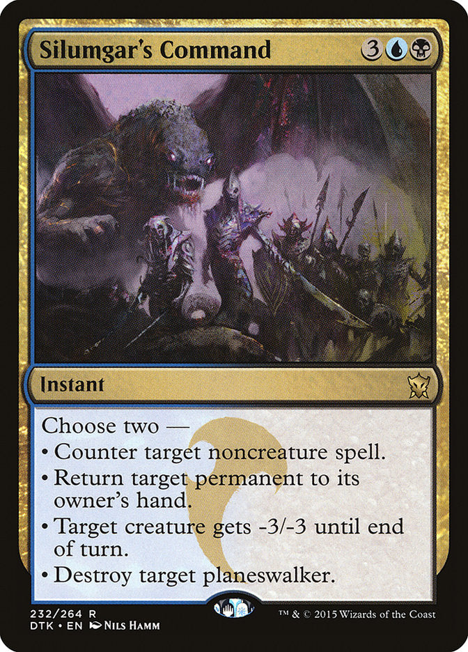 Silumgar's Command [Dragons of Tarkir] | Devastation Store