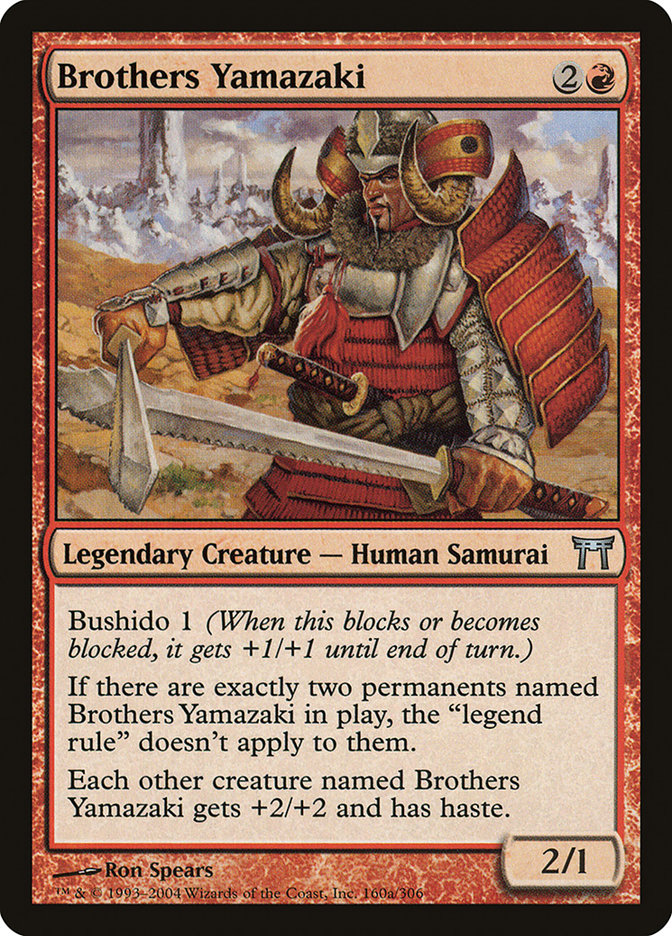 Brothers Yamazaki (160a/306) [Champions of Kamigawa] | Devastation Store