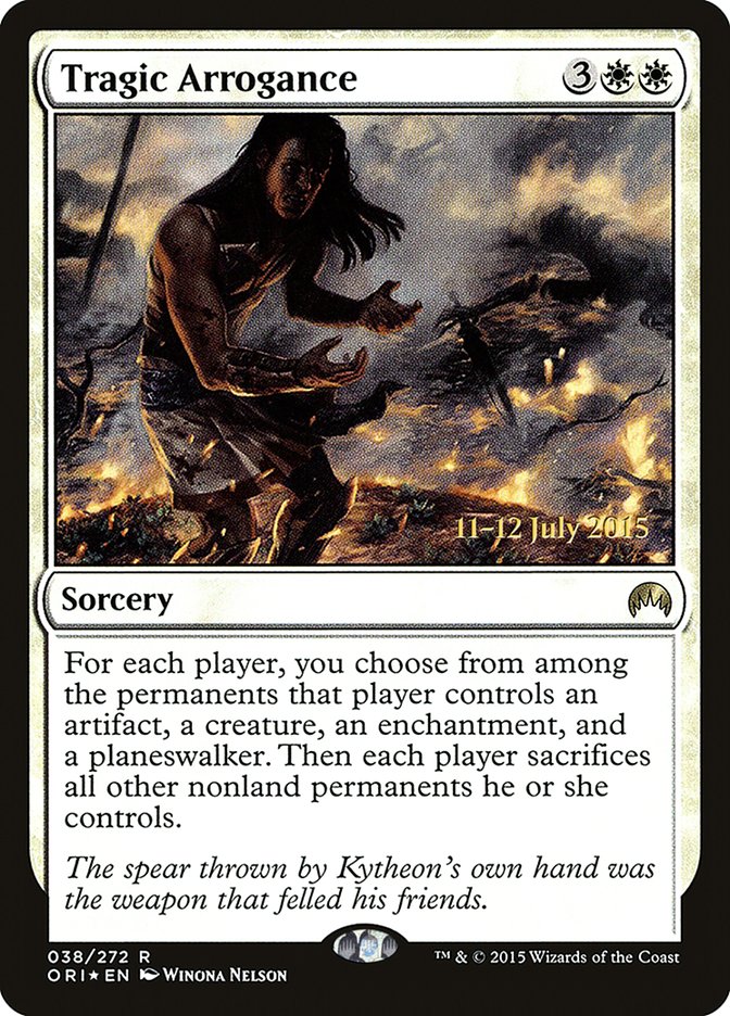 Tragic Arrogance [Magic Origins Prerelease Promos] | Devastation Store