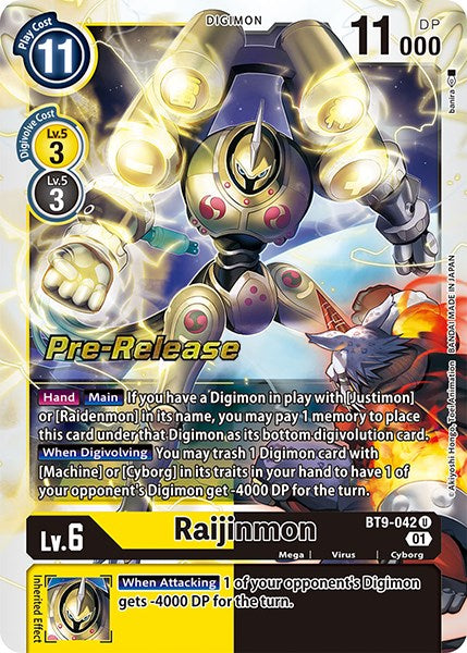 Raijinmon [BT9-042] [X Record Pre-Release Promos] | Devastation Store