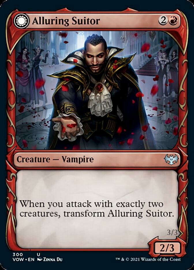 Alluring Suitor // Deadly Dancer (Showcase Fang Frame) [Innistrad: Crimson Vow] | Devastation Store