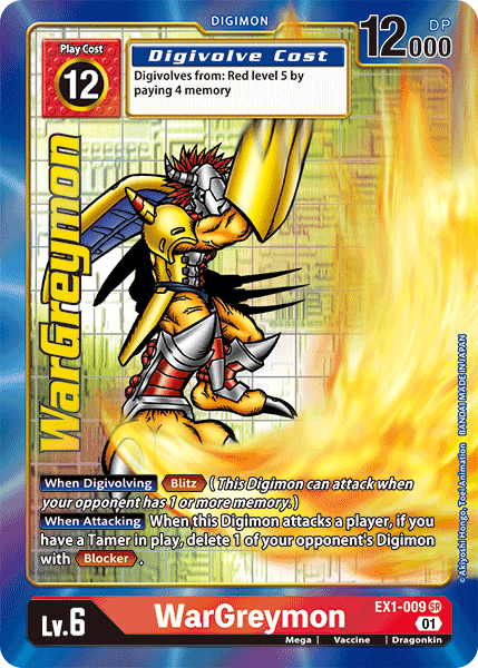 WarGreymon [EX1-009] (Alternate Art) [Classic Collection] | Devastation Store