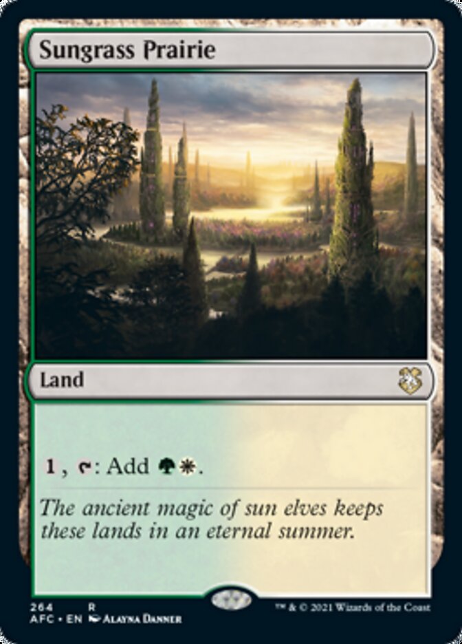 Sungrass Prairie [Dungeons & Dragons: Adventures in the Forgotten Realms Commander] | Devastation Store