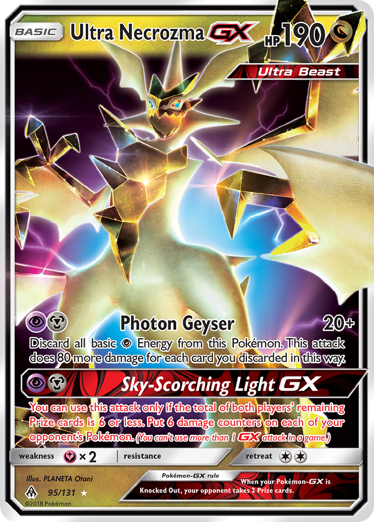 Ultra Necrozma GX (95/131) [Sun & Moon: Forbidden Light] | Devastation Store
