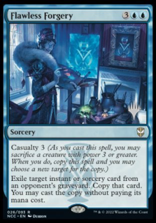 Flawless Forgery (Promo Pack) [Streets of New Capenna Commander Promos] | Devastation Store