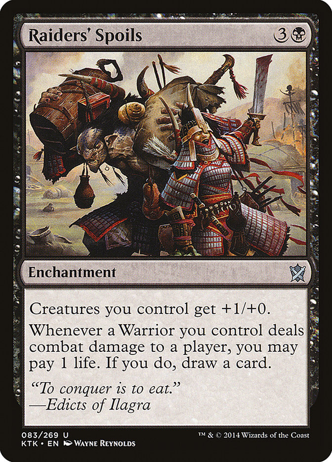 Raiders' Spoils [Khans of Tarkir] | Devastation Store