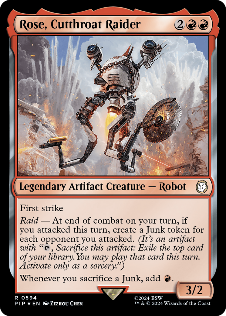 Rose, Cutthroat Raider (Surge Foil) [Fallout] | Devastation Store