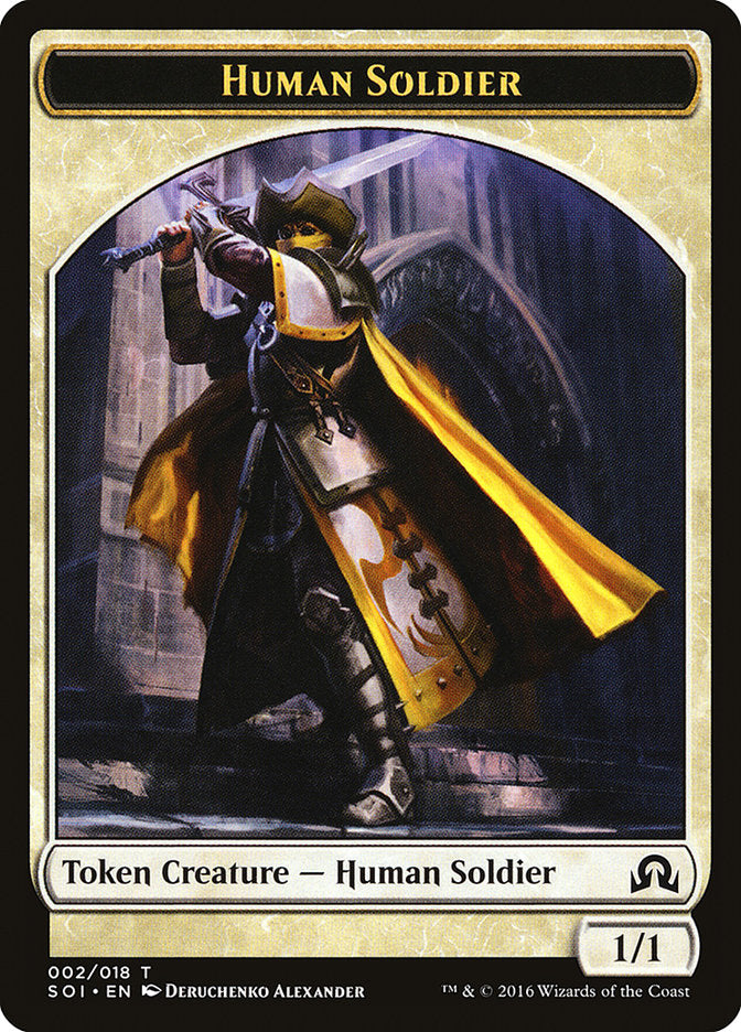 Human Soldier [Shadows over Innistrad Tokens] | Devastation Store