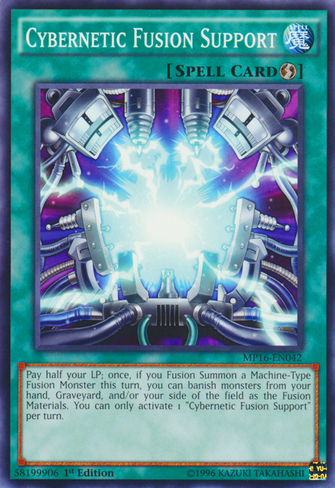 Cybernetic Fusion Support [MP16-EN042] Common | Devastation Store