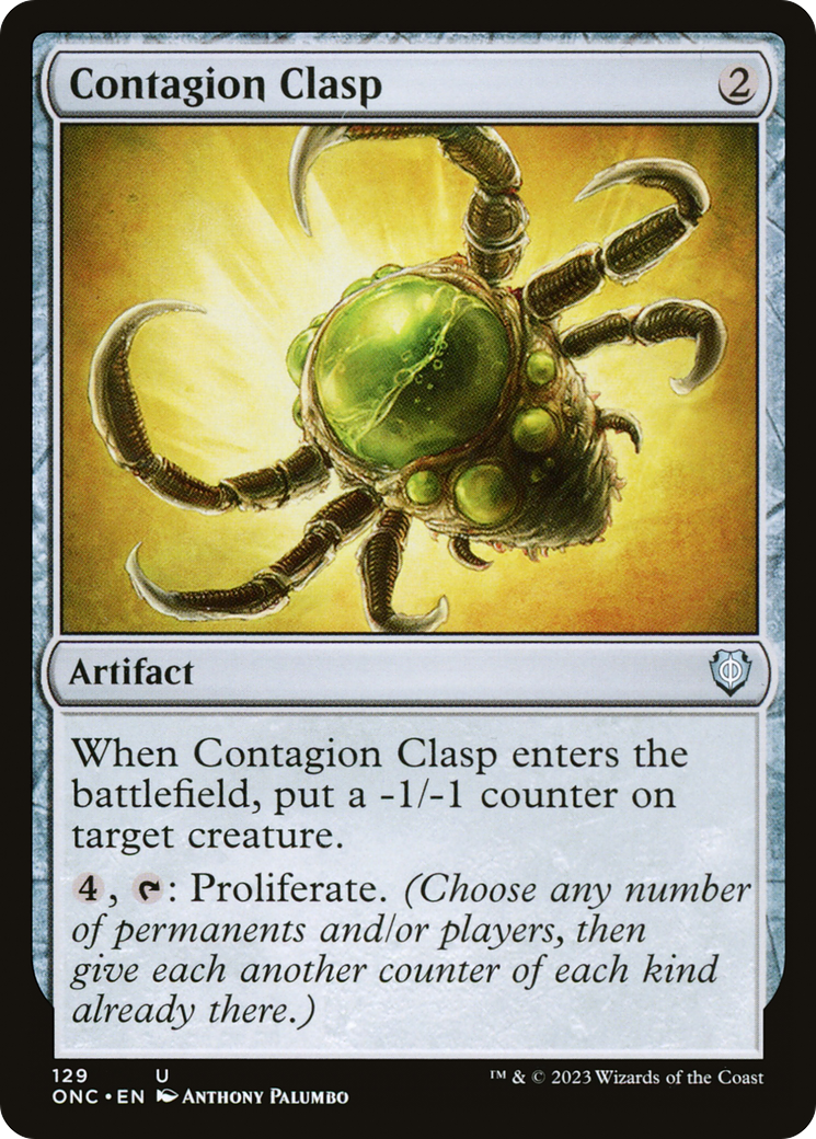 Contagion Clasp [Phyrexia: All Will Be One Commander] | Devastation Store