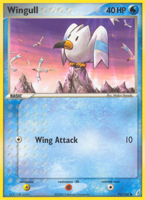 Wingull (70/100) [EX: Crystal Guardians] | Devastation Store