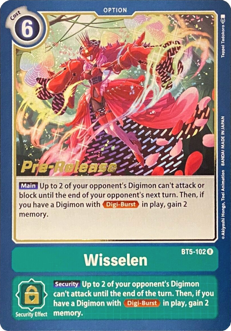 Wisselen [BT5-102] [Battle of Omni Pre-Release Promos] | Devastation Store