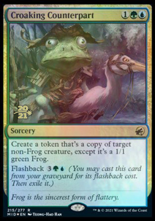 Croaking Counterpart [Innistrad: Midnight Hunt Prerelease Promos] | Devastation Store